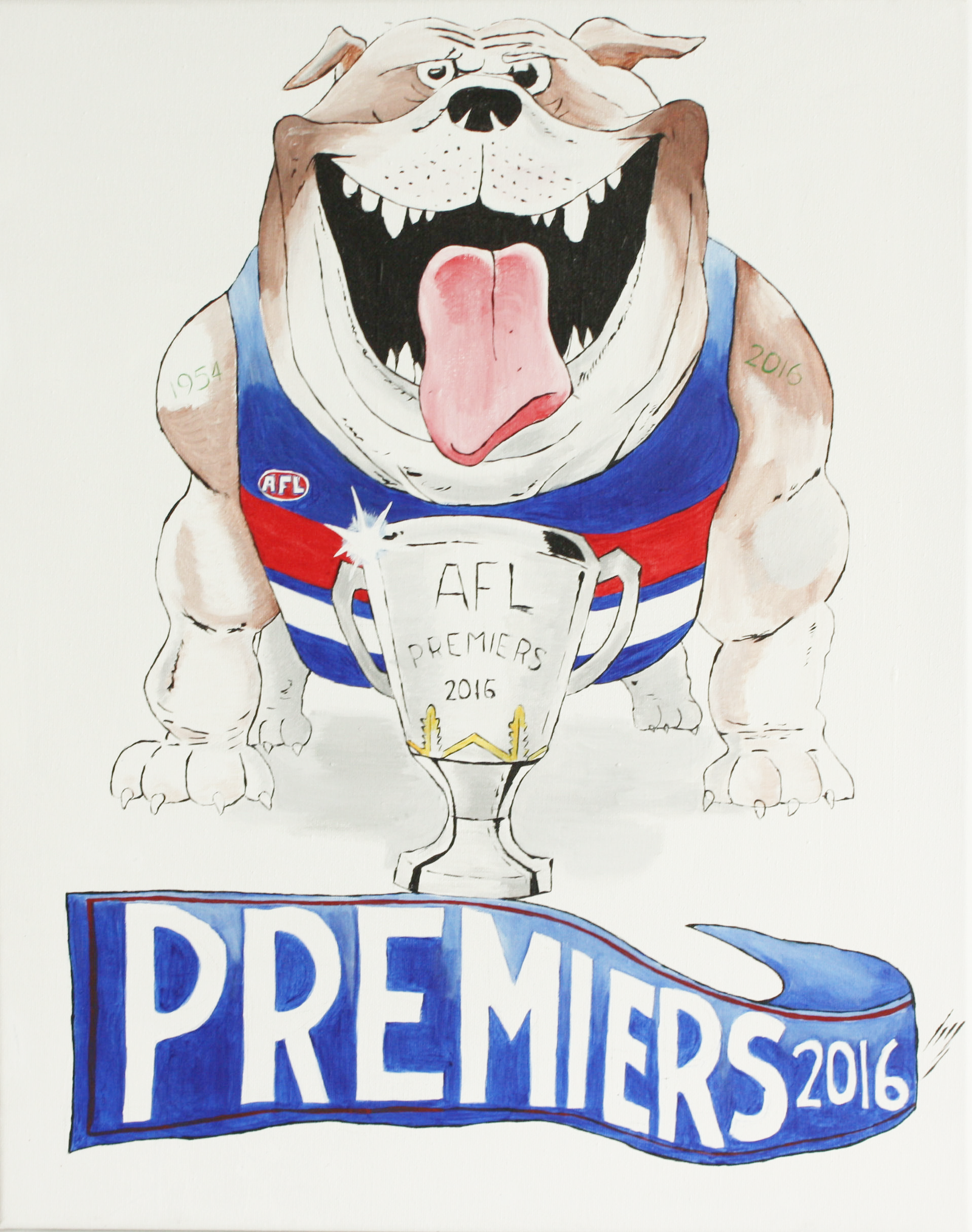 Bulldogs Painting