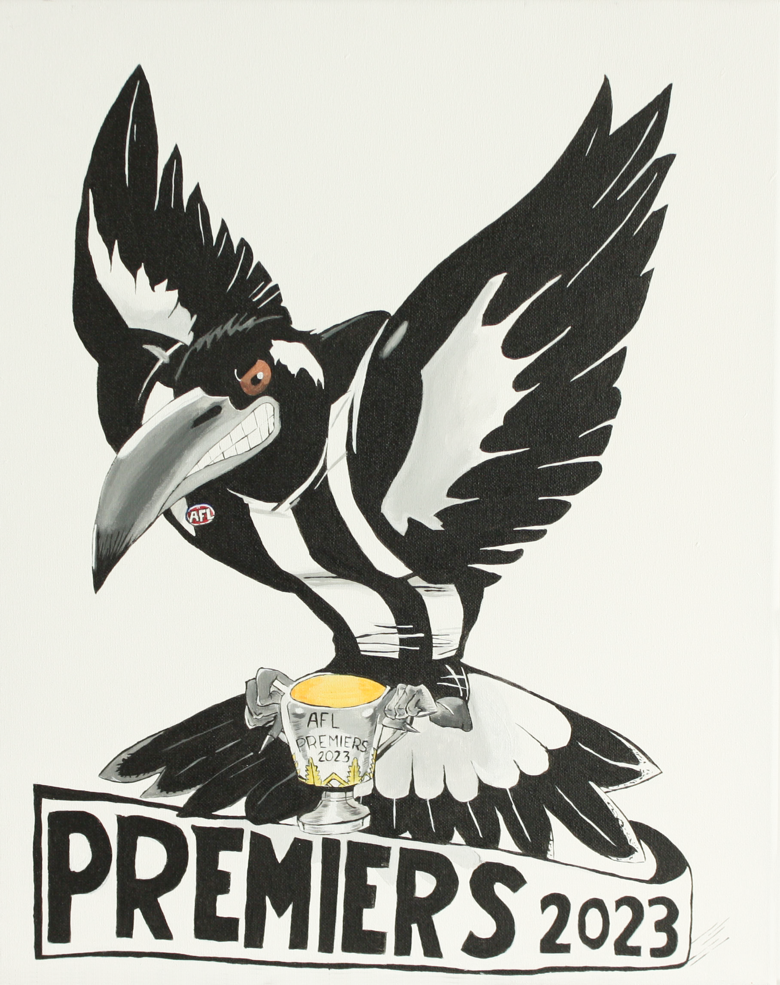 Magpies Painting